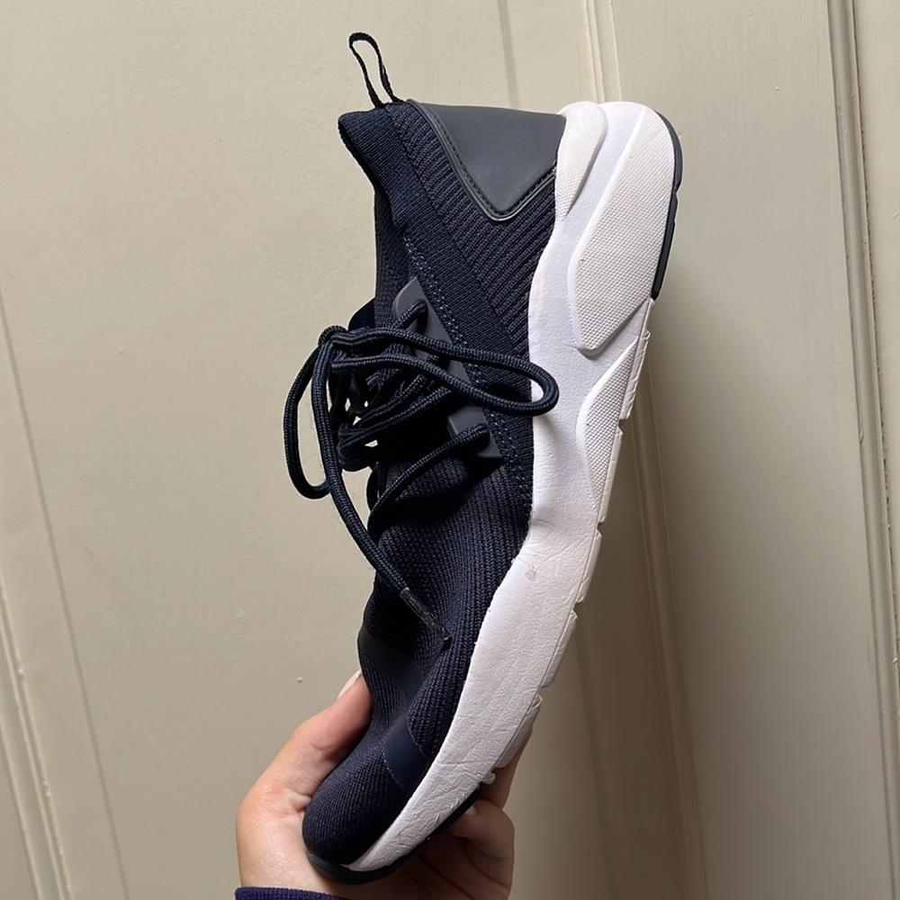 Fabletics Navy Tennis Shoes View 3